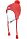 Шапочка Reima®, Soba Poppy red, цвет Коралловый для девочки по цене от 1199 - изображение 1
