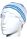 Шапочка Reima®, Baby Flower white, цвет Голубой для унисекс по цене от 400 - изображение 